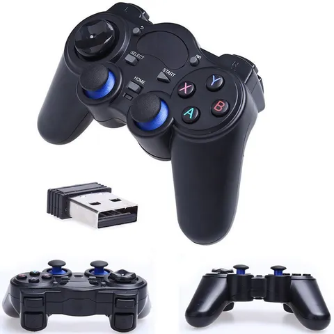 Tay cầm chơi game không dây USB 2.4G - Tương thích PC, Laptop, Android, PS3 - Điều khiển dễ dàng, chơi game mượt mà