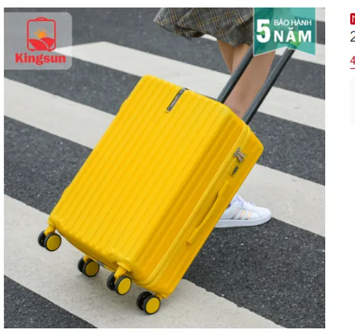 Vali kéo du lịch 219 Kingsun - Nhựa ABS+PC Chống Va Đập, Khóa Chống Trộm, Nhiều Kích Cỡ, Bề Mặt Chống Xước, Lựa Chọn Tuyệt Vời Cho Chuyến Đi