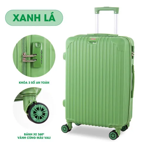 Vali kéo du lịch Bamozo 8801 bền chắc, nhựa ABS nhẹ, chống trầy xước - Lựa chọn hoàn hảo cho chuyến du lịch tiện lợi