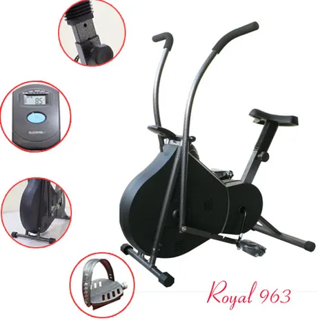 Xe Đạp Tập Thể Dục Royal 963 Nhỏ Gọn - Xe Lê Chân Toàn Thân Điều Chỉnh Tốc Độ, Màn Hình Hiển Thị Thông Số Thể Thao