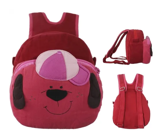 Balo vải mộc Petshop DBG-595 cho bé - Balo đi học nhiều ngăn, hình thú dễ thương, chất liệu bền đẹp, nhiều màu sắc hấp dẫn