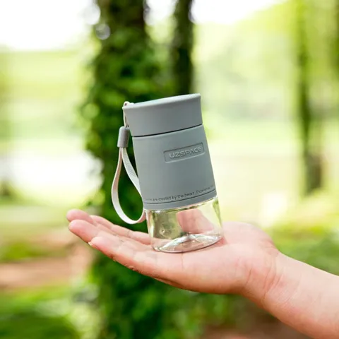 Bình Nước Thể Thao UZSPACE BN097 - Nhẹ, Chịu Nhiệt Tốt, Dung Tích 180ml, Thiết Kế Gọn Nhẹ, Lý Tưởng Cho Du Lịch và Tập Luyện