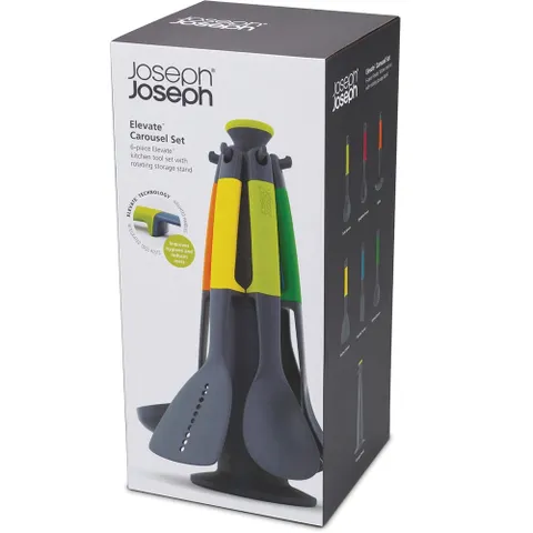 Bộ Dụng Cụ Nấu Ăn Joseph Joseph 10118 - Thích Hợp Tất Cả Bề Mặt, Nhà Bếp Gọn Gàng và Sạch Sẽ, Công Nghệ Chịu Nhiệt Cao