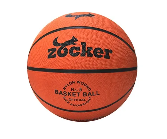 Bóng rổ cao su Zocker số 5 - Bóng rổ tập luyện cho trẻ từ 11-14 tuổi, chất lượng cao cấp, chống thấm, đàn hồi tốt.