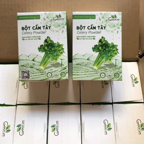 Bột Cần Tây Nguyên Chất Goce - 100% Từ Rau Tươi, Hỗ Trợ Detox, Giúp Tăng Cường Miễn Dịch, Không Phụ Gia, Không Chất Bảo Quản, 72g