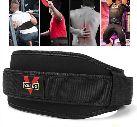 Đai Lưng Mềm Tập Gym Valeo EVA-356 15cm - Bảo Vệ Cột Sống, Chống Đau Lưng, Thời Trang Tập Gym Nam