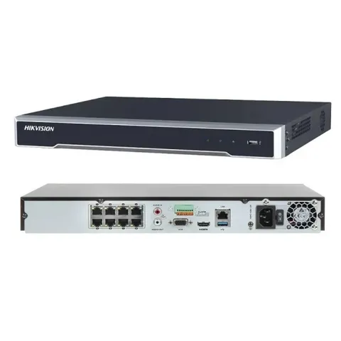 Đầu Ghi Hình IP 8 Kênh Hikvision DS-7608NI-K2 - Độ Phân Giải 4K, Kết Nối 8 Camera, Hỗ Trợ Xem Trực Tiếp Và Lưu Trữ Lên Đến 8MP