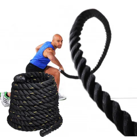 Dây Thừng Tập Thể Lực 38mm Chắc Chắn, Dài 15m - Dụng Cụ Thể Thao Tăng Cường Sức Bền, Phù Hợp Mọi Môn Thể Thao