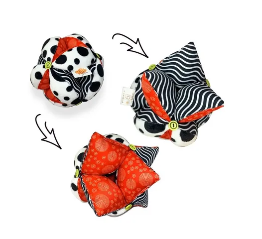 Đồ Chơi Bóng Vải Montessori Kích Thích Thị Giác Cho Bé - Bóng Cotton Mềm Mại Đáng Yêu Chất Lượng Cao, An Toàn Cho Trẻ Nhỏ