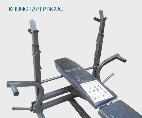 Ghế Tập Tạ Đa Năng Thanh Xuân - Khung Thép Chắc Chắn, Tiện Lợi Tập Gym Tại Nhà, Lắp Đặt Đơn Giản, Tối Đa 100kg