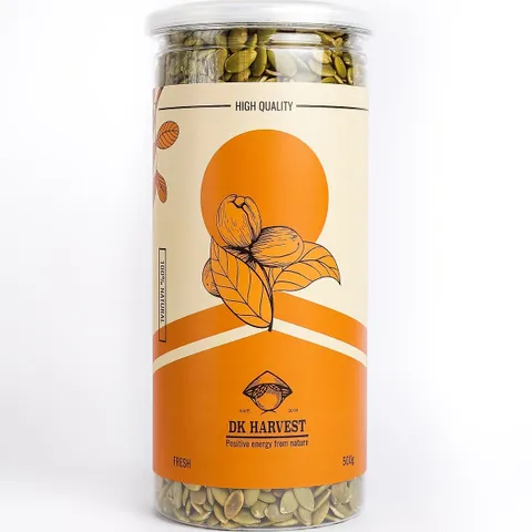 Hạt Bí Xanh Tách Vỏ Nguyên Chất DK Harvest 250g - Hạt Dinh Dưỡng Không ướp Muối, Giàu Vitamin, Thơm Ngon, Tốt Cho Sức Khỏe