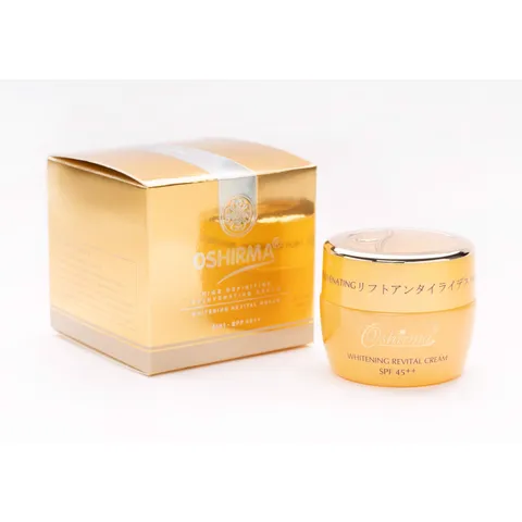 Kem Nén Dưỡng Da Ban Ngày Oshirma Whitening Revital Cream SPF 45+ - Kem Dưỡng Trắng Da Chống Nắng, Làm Đều Màu Da, Ngăn Ngừa Tia UV