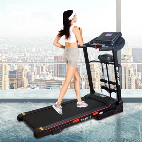 Máy Chạy Bộ Điện Đại Việt DV-S201M - Thiết Bị Tập Thể Dục Tại Nhà, Độ Nghiêng Tự Động, 15 Chương Trình Tập, Tải Trọng 120kg