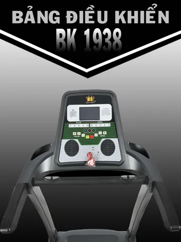 Máy Chạy Bộ Điện KingSport BK-1938 3.5HP - Khung Thép Chịu Lực, Chương Trình Tập Thông Minh, Hỗ Trợ Kết Nối Mp3, Tải Trọng Tối Đa 160kg