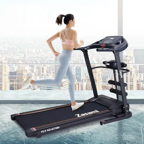 Máy Chạy Bộ Điện Zasami Fly KZ-G7380 - Thiết Kế Gập Gọn, Động Cơ 1.25HP và 12 Chương Trình Tập Luyện Kết Hợp Massage