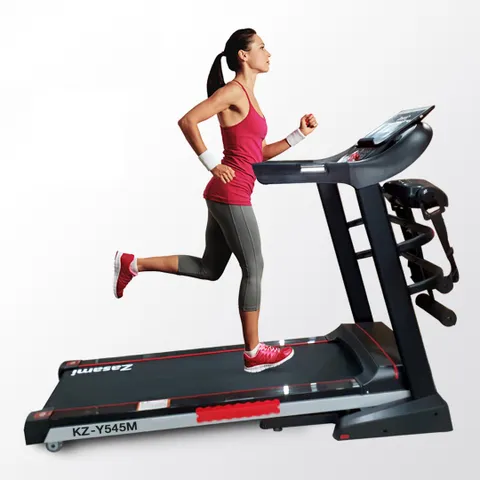 Máy chạy bộ Zasami KZ-Y545M - Động cơ 3.5HP, Tập đa năng, Massage, Tự động điều chỉnh độ dốc, Bảng điều khiển LCD 7 inchs - Thiết bị thể dục tại nhà