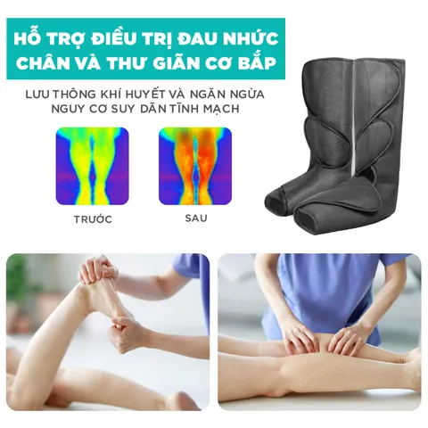 Máy Massage Chân KINGTECH ST-502B Chuyên Sâu - Giảm Đau, Nhiệt Động, Thư Giãn Tối Đa Cho Gia Đình