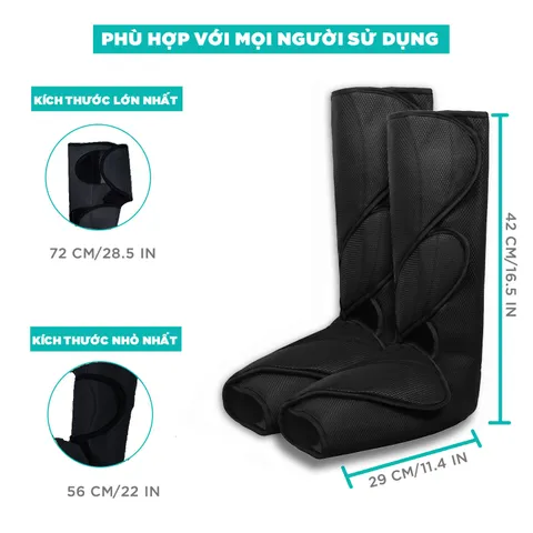 Máy Massage Chân KINGTECH ST-502B Chuyên Sâu - Giảm Đau, Nhiệt Động, Thư Giãn Tối Đa Cho Gia Đình
