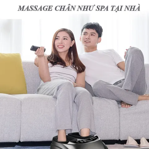 Máy Massage Chân Rulax Cao Cấp Có Túi Khí Hồng Ngoại - Sản Phẩm Chăm Sóc Sức Khỏe Tại Nhà, Giải Tỏa Căng Thẳng, Tăng Cường Lưu Thông Máu