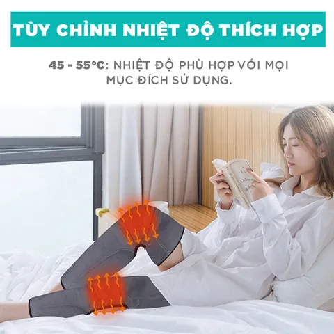Máy Massage Đầu Gối KINGTECH KH-512 - Thiết Bị Massage Chuyên Sâu Giảm Đau Xương Khớp, Hỗ Trợ Liệu Pháp Hiệu Quả