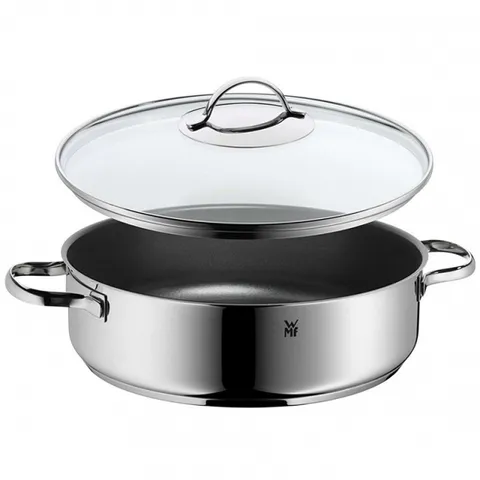 Nồi chảo đa năng WMF thành cao 28cm - Chống dính, thép không gỉ, đun nấu tiện lợi cho mọi gia đình