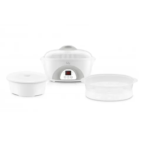 Nồi Hầm Cách Thủy 2 Tầng Fatzbaby Stew 4 FB9116ZT - Dung Tích 1.6L, 5 Chế Độ Nấu Tiện Lợi Cho Bé, Chất Liệu Sứ Ceramic An Toàn