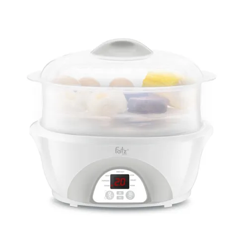 Nồi Hầm Cách Thủy 2 Tầng Fatzbaby Stew 4 FB9116ZT - Dung Tích 1.6L, 5 Chế Độ Nấu Tiện Lợi Cho Bé, Chất Liệu Sứ Ceramic An Toàn