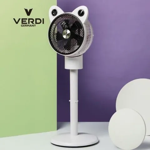 Quạt Tuần Hoàn Không Khí Verdi Hàn Quốc - Quạt Lưu Thông Thông Minh 5 Cánh, Chế Độ Ngủ, Tiết Kiệm Điện, Thiết Kế Hiện Đại