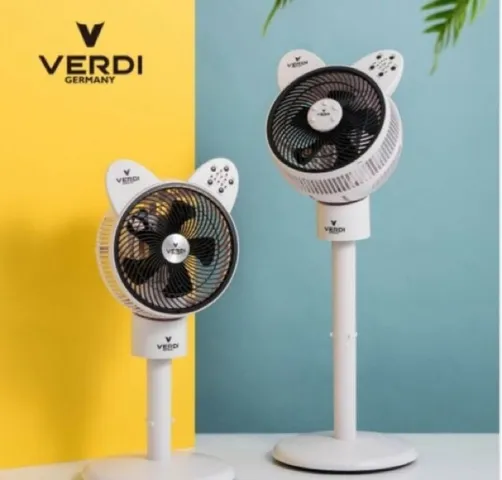 Quạt Tuần Hoàn Không Khí Verdi Hàn Quốc - Quạt Lưu Thông Thông Minh 5 Cánh, Chế Độ Ngủ, Tiết Kiệm Điện, Thiết Kế Hiện Đại