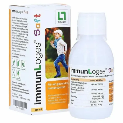 Siro Đề Kháng Mũi Họng ImmunLoges 150ml - Hỗ Trợ Tăng Cường Miễn Dịch, Kích Thích Tiêu Hóa Đối Với Trẻ Em Từ 1 Tuổi
