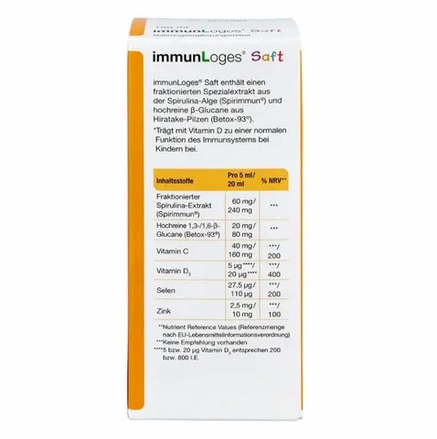 Siro Đề Kháng Mũi Họng ImmunLoges 150ml - Hỗ Trợ Tăng Cường Miễn Dịch, Kích Thích Tiêu Hóa Đối Với Trẻ Em Từ 1 Tuổi