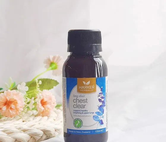 Siro Harker Herbals Chest Clear Hỗ Trợ Tiêu Đờm Cho Trẻ Từ 1 Tuổi - Chiết Xuất Thảo Dược Tự Nhiên, Giảm Ho, Thông Thoáng Đường Hô Hấp