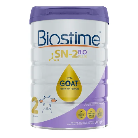 Sữa Dê Biostime SN-2 Bio Plus Ultra Goat 800g - Hỗ trợ phát triển trí não và chiều cao cho bé từ 0-12 tháng tuổi