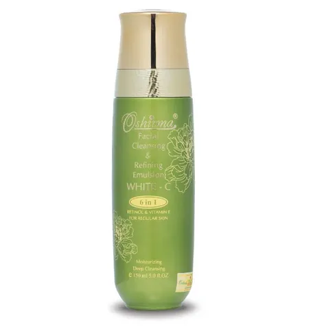 Sữa Rửa Mặt Sáng Da Oshirma Facial Cleansing & Refining Emulsion 6in1 - Làm Sạch, Kiểm Soát Dầu, Dưỡng Ẩm Da Khỏe Mạnh 150ml