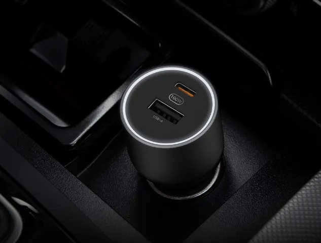 Tẩu Sạc Nhanh Ô Tô 100W Xiaomi CC07ZM (1A1C) - Sạc 2 Thiết Bị Cùng Lúc, Tính Năng Bảo Vệ Thông Minh, Thiết Kế Nhỏ Gọn