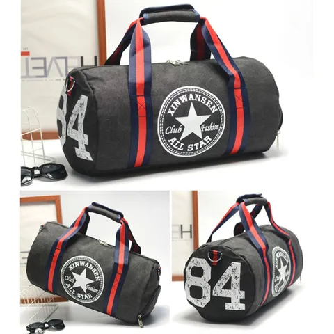Túi trống gym du lịch Xinwansen 84 - Dung tích 30L, ngăn chứa rộng rãi, quai đeo điều chỉnh, phong cách năng động, tiện lợi cho đi tập và du lịch