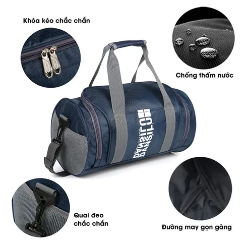 Túi Trống Thể Thao Du Lịch Dansilu - Túi Đeo Gọn Nhẹ Chống Thấm, Phù Hợp Cho Du Lịch, Gym, và Hoạt Động Ngoài Trời