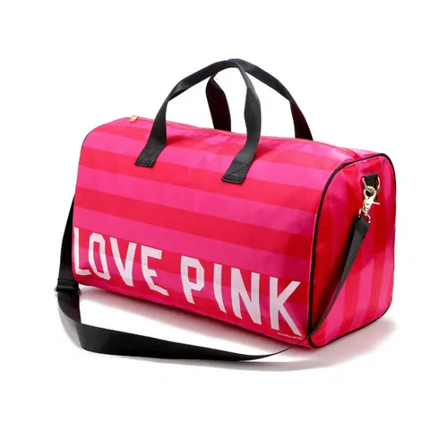 Túi Xách Thể Thao Du Lịch Love Pink - Thiết Kế Thời Trang Hiện Đại, Chất Liệu Nylon Chống Thấm, Đựng Đồ Tới 10kg