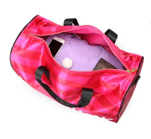 Túi Xách Thể Thao Du Lịch Love Pink - Thiết Kế Thời Trang Hiện Đại, Chất Liệu Nylon Chống Thấm, Đựng Đồ Tới 10kg