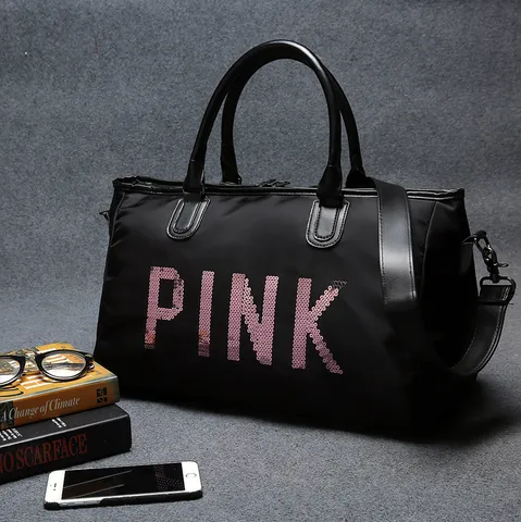 Túi Xách Thể Thao Du Lịch Pink - Chất Liệu Chống Thấm Nước, Dung Tích 35L, Phong Cách Sport Thời Trang, Tiện Dụng Cho Tập Gym Và Du Lịch