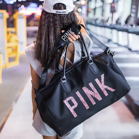 Túi Xách Thể Thao Du Lịch Pink - Chất Liệu Chống Thấm Nước, Dung Tích 35L, Phong Cách Sport Thời Trang, Tiện Dụng Cho Tập Gym Và Du Lịch