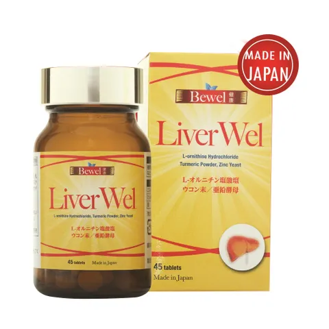 Viên Uống Hỗ Trợ Thải Độc Gan Waki Bewel Liverwel - Bổ Gan, Thanh Lọc Độc Tố, 45 Viên Của Waki Pharmaceutical