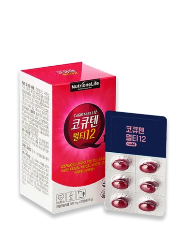 Viên uống NutrioneLife Coenzyme Q10 - Hỗ trợ sức khỏe tim mạch, làm đẹp da, 30 viên/ngày, bổ sung vitamin và khoáng chất thiết yếu.