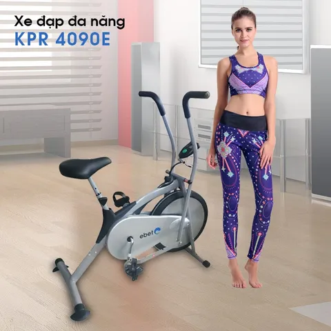 Xe Đạp Tập Thể Dục Đa Năng Evertop KPR 4090E - Khung Chắc Chắn, Chịu Tải 120kg, Thiết Kế Gọn Nhẹ, Sử Dụng Tại Nhà, Thể Dục Hiệu Quả