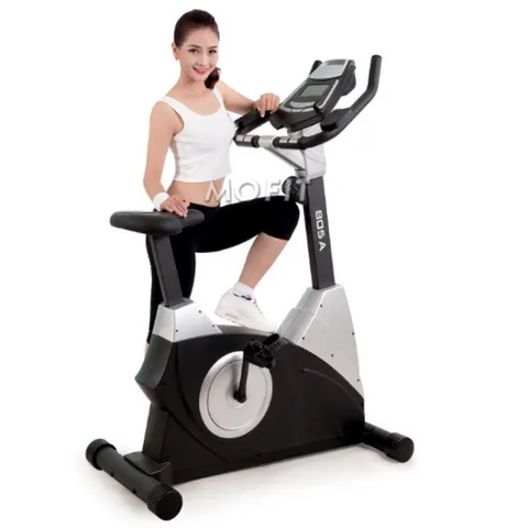 Xe đạp tập thể dục Mofit 805A - Xe đạp thể thao tích hợp cảm ứng nhịp tim, 16 mức kháng lực, thiết kế hiện đại, hỗ trợ tập luyện toàn thân