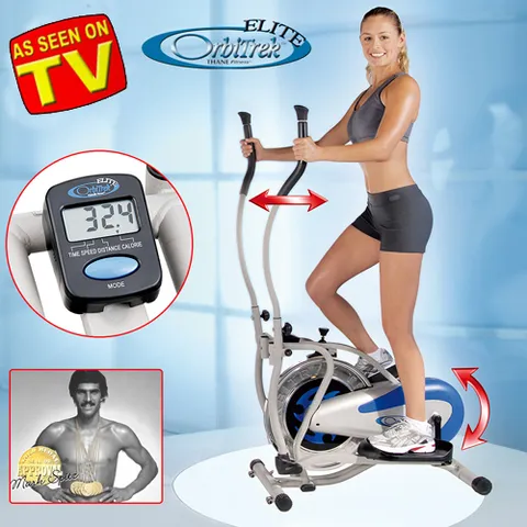 Xe Đạp Tập Thể Dục Toàn Thân Orbitrek Elite - Đốt Calo, Giảm Cân Hiệu Quả, Chất Liệu Thép Chịu Lực, Tải Trọng 125kg