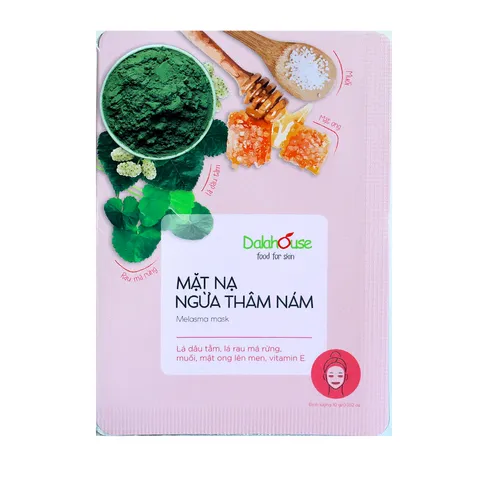 Mặt Nạ Ngừa Thâm Nám Dalahouse - Giúp Làm Sáng Da, Tái Tạo Tế Bào, Dưỡng Da Tự Nhiên (Gói 10g)