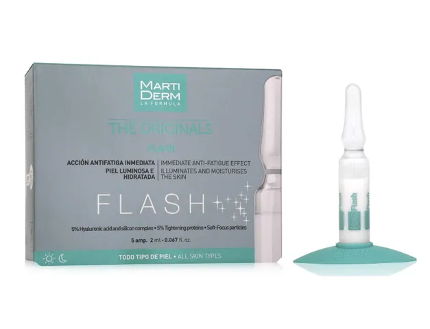 Ampoule Dưỡng Ẩm Sáng Da MartiDerm The Originals Flash - Tinh Chất Làm Sáng, Cấp Ẩm Cho Da Căng Mọng, Mịn Màng, Hỗ Trợ Chống Lão Hóa