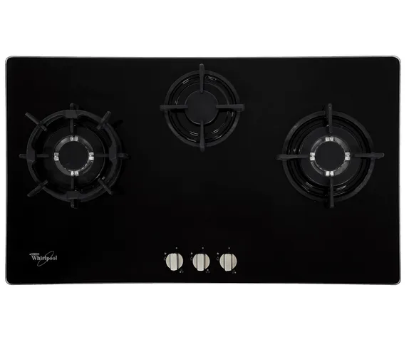 Bếp Gas Âm Kính Cường Lực Whirlpool AKC930C/BLV - Tiết Kiệm Năng Lượng, An Toàn Và Dễ Vệ Sinh Kèm Ngọn Lửa Xanh Ổn Định