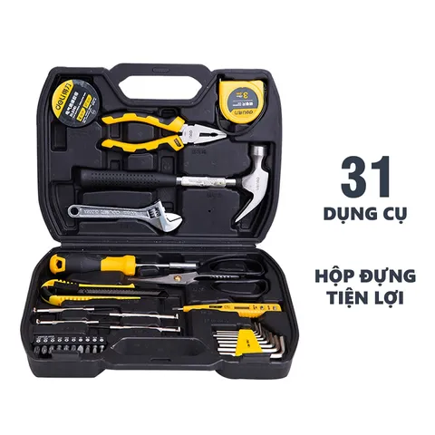 Bộ Dụng Cụ Sửa Chữa Đa Năng 31 Chi Tiết Deli DL5972 - Hộp Dụng Cụ Cầm Tay Chất Lượng, Tiện Lợi cho Gia Đình